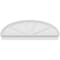 Ekena Millwork Elliptical 4 Spoke Architectural Grade PVC Combination Pediment, 62"W x 22-3/8"H x 2-3/4"P PEDPC062X225ELL04 - alternate 3
